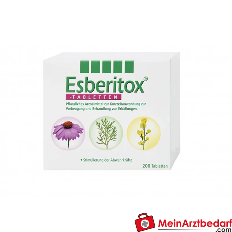 Kwizda-OTC Esberitox Tabletten 100 Stk pflanzlicher Immunstärker, verkürzt Erkältungsdauer, ab 4 Jahren