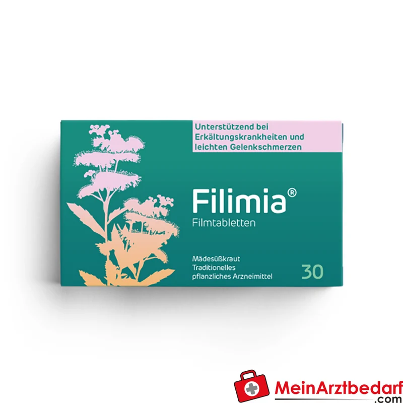 Adler Pharma Filimia Mädesüß-Filmtabletten 30 St. Erkältung und leichte Gelenkschmerzen