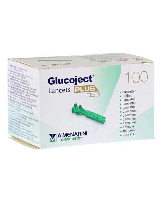 Glucoject lancetten 33G - 100 stuks
