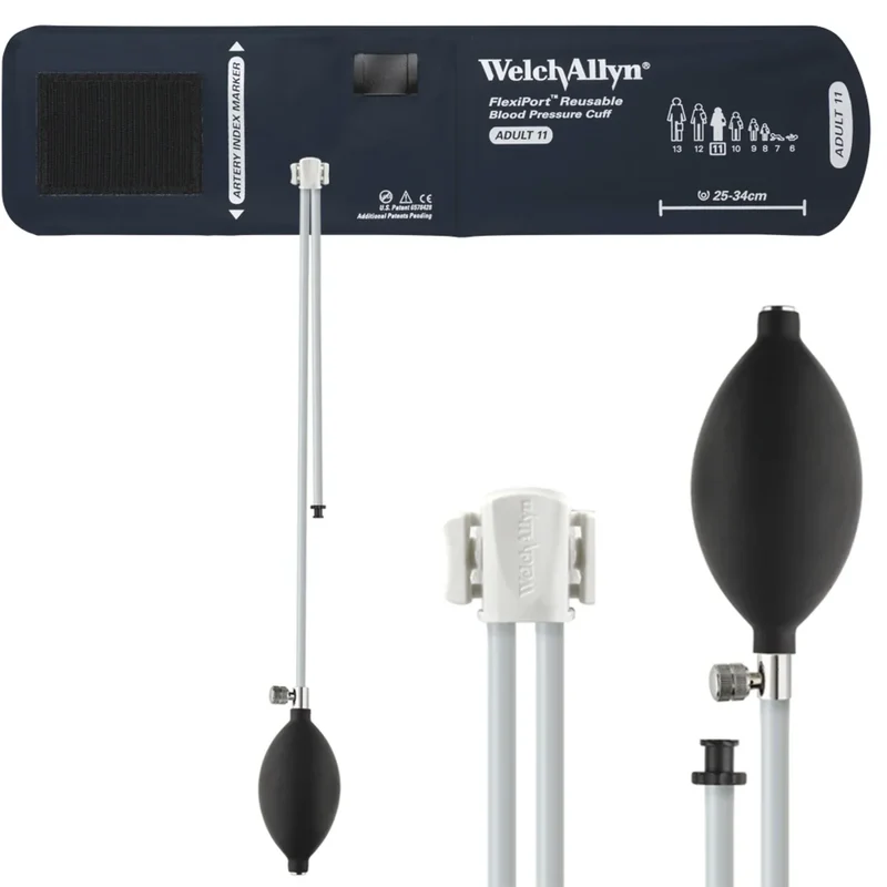 Welch Allyn REUSE‑11‑2BV – FlexiPort bloeddrukmanchet Adult maat 11 voor o.a. WA 767 bloeddrukmeter