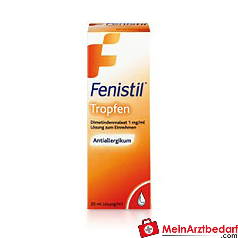 Fenistil Tropfen 20 ml (Dimetindenmaleat 1 mg/ml), Lösung zum Einnehmen bei Allergie und Juckreiz