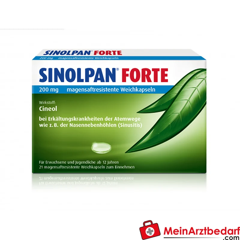 SAP02 Sinolpan forte 200 mg magensaftresistente Weichkapseln 21 Stück