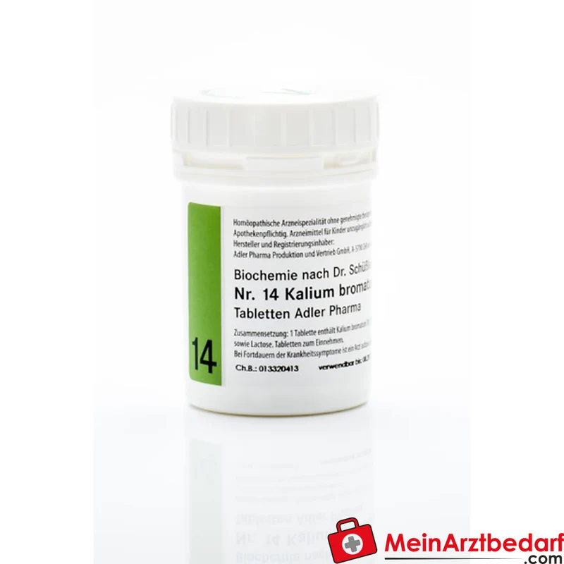Adler Schüßler Salz Nr. 14 Kalium bromatum D12 Tabletten 100 g