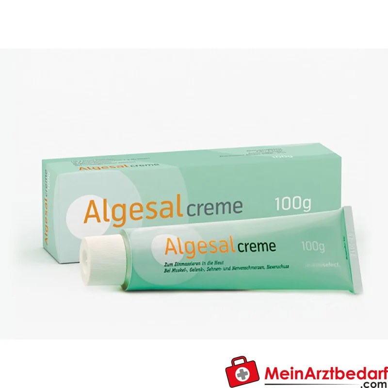 Pharmaselect Algesal Creme 100 g Schmerzcreme mit Diethylaminsalicylat & Myrtecain, Lavendelduft