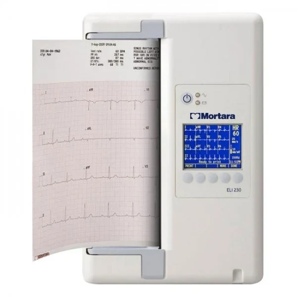 Welch Allyn Mortara ELI 230 ECG WAM met draadloze patiëntkabel