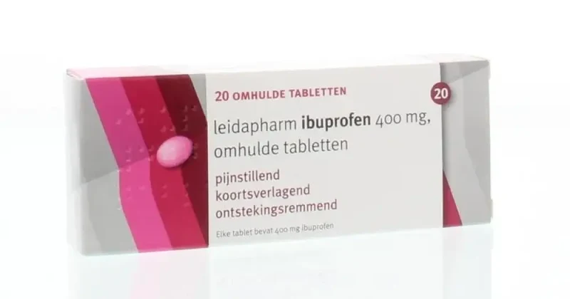 Leidapharm Ibuprofen 400 mg - 20 omhulde tabletten