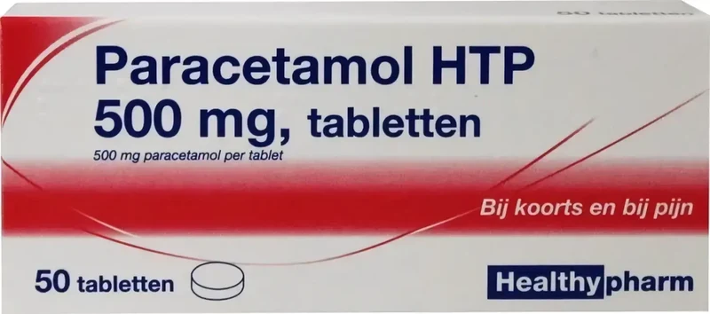 Paracetamol 500 mg Healthypharm - 50 tabletten