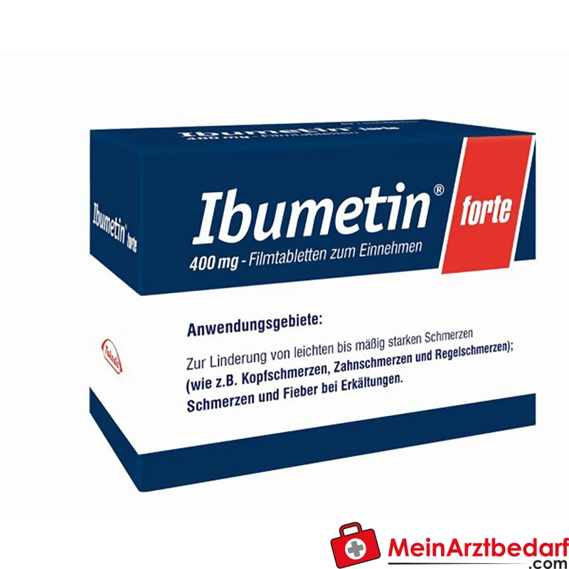 Ibumetin forte Takeda 400 mg Ibuprofen Filmtabletten, 40 Stück