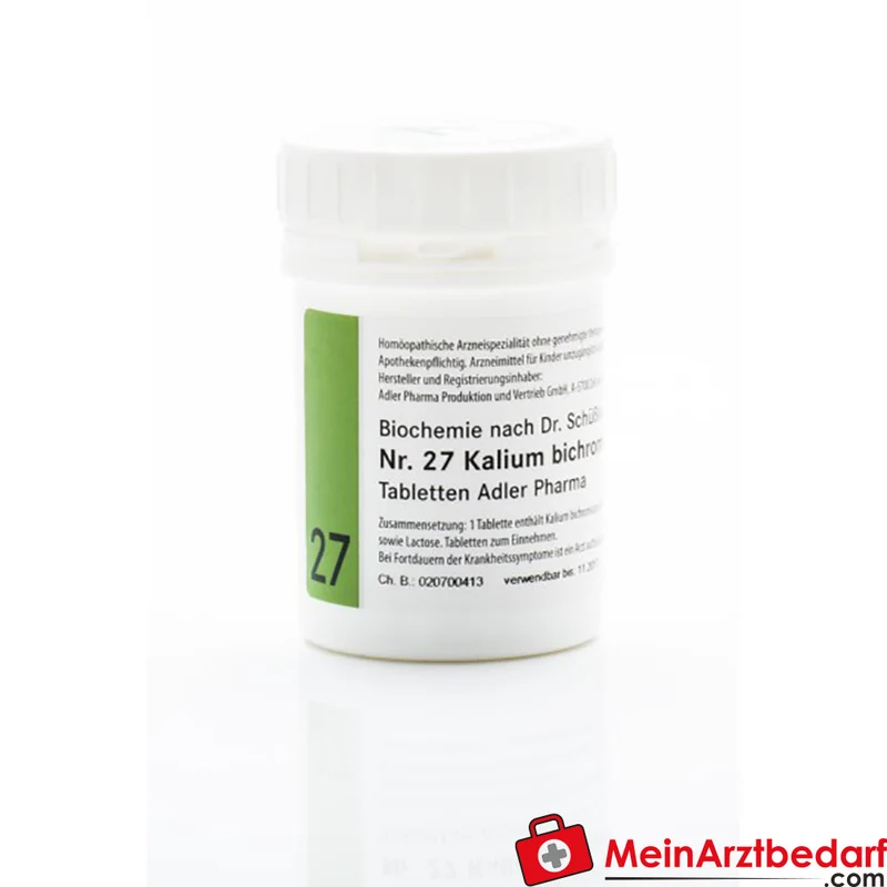 Adler Pharma Schüßler Salz Nr. 27 Kalium bichromicum D12 Tabletten 100 g
