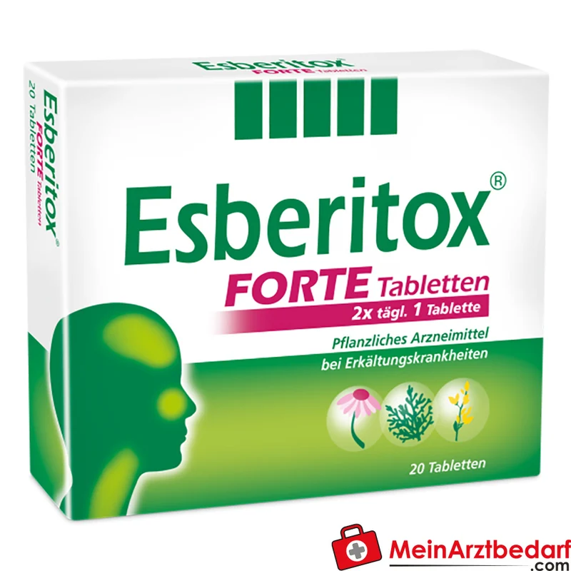 Esberitox FORTE Tabletten 20 St. 16 mg Trockenextrakt – pflanzliches Arzneimittel, Erwachsene & Jugendliche ab 12 Jahren