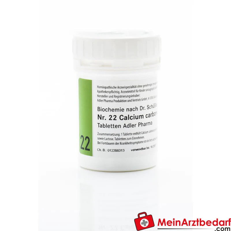 Adler Schüßler Salz Nr. 22 Calcium carbonicum D12 Tabletten 100 g