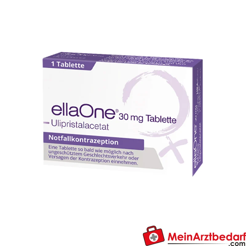 ellaOne Notfall-Verhütungstablette 30 mg Ulipristal 1 St
