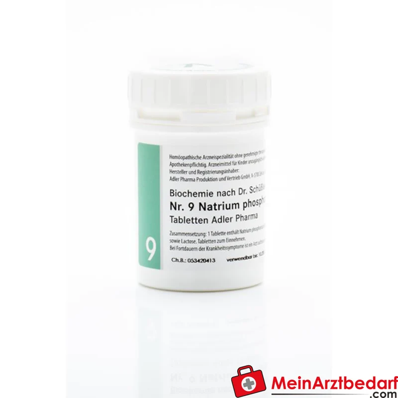 Adler Pharma Schüßler Salz Nr. 9 D6 Natrium phosphoricum Tabletten 100 g