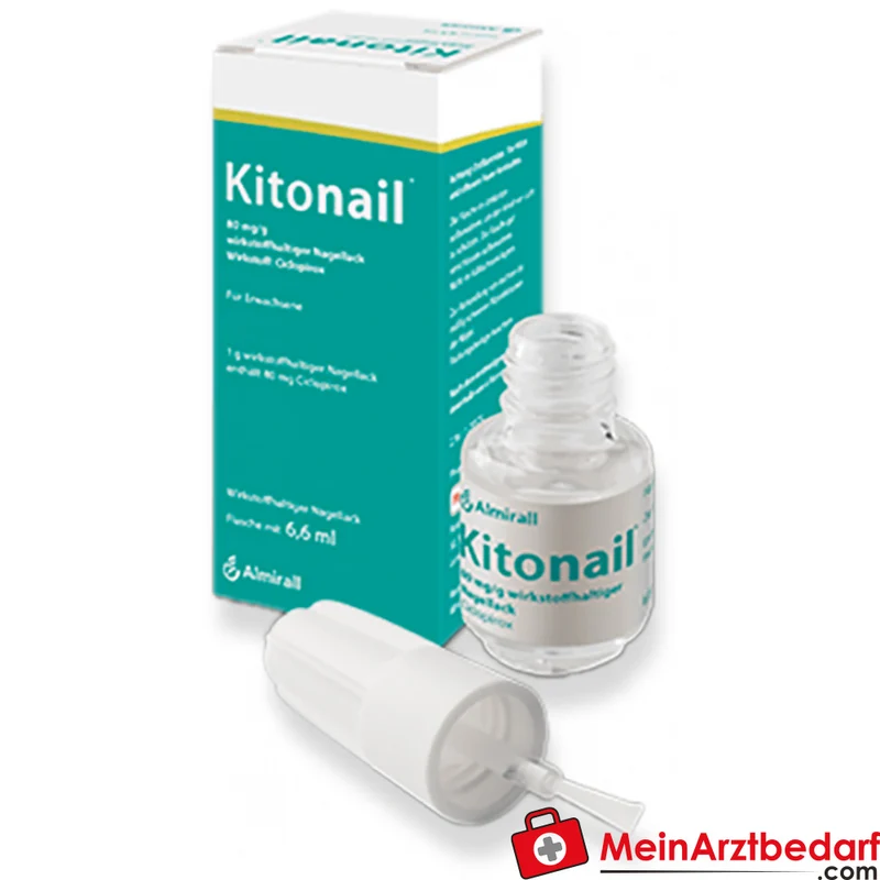 Kitonail Medizinischer Nagellack gegen Nagelpilz Ciclopirox 3 ml