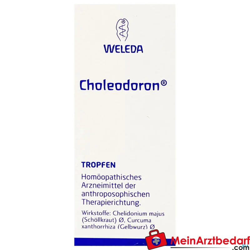 WEL01 Choleodoron Tropfen Z Curcuma & Schöllkraut Verdauungs-Tropfen 50 ml