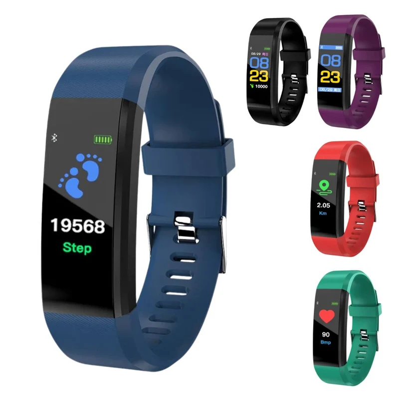 Senioren-Smartwatch – Basis-Fitness-Tracker mit Schrittzähler, Herzfrequenzmesser & benutzerfreundlichem Design