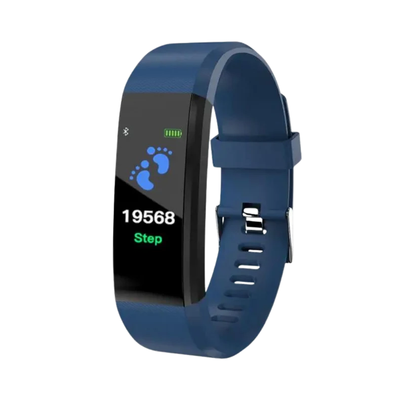 Senioren-Smartwatch – Basis-Fitness-Tracker mit Schrittzähler, Herzfrequenzmesser & benutzerfreundlichem Design