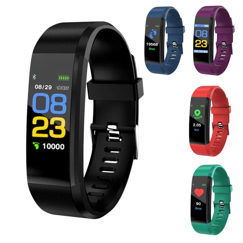 Senioren-Smartwatch – Basis-Fitness-Tracker mit Schrittzähler, Herzfrequenzmesser & benutzerfreundlichem Design