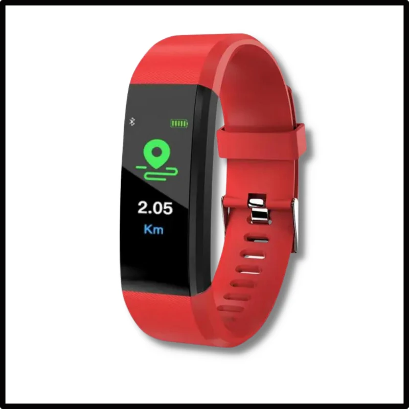 Senioren-Smartwatch – Basis-Fitness-Tracker mit Schrittzähler, Herzfrequenzmesser & benutzerfreundlichem Design