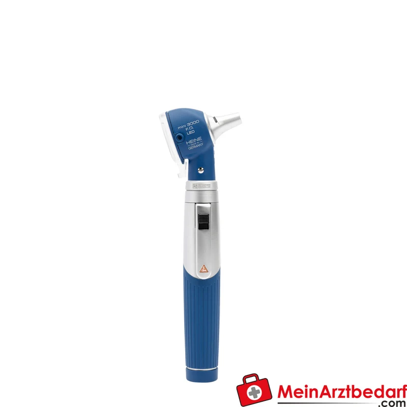 HEINE mini 3000 LED F.O. Otoskop, blau, ohne Tasche