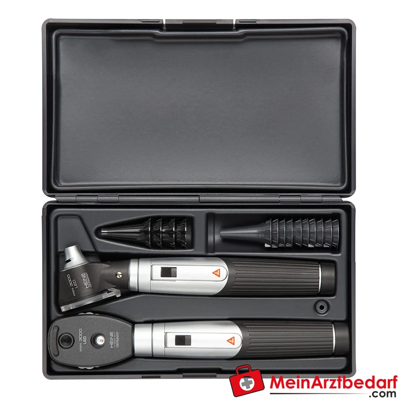 HEINE mini 3000 LED Diagnostik-Set, Ophthalmoskop & Otoskop