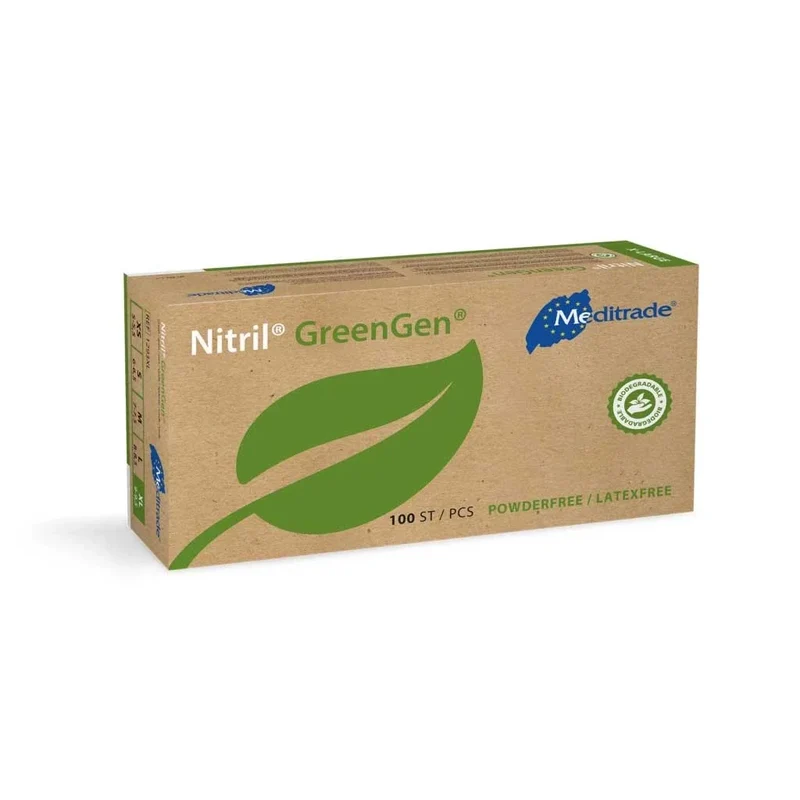 Nitril® GreenGen® - groen - biologisch afbreekbaar - 100 stuks - Extra Small