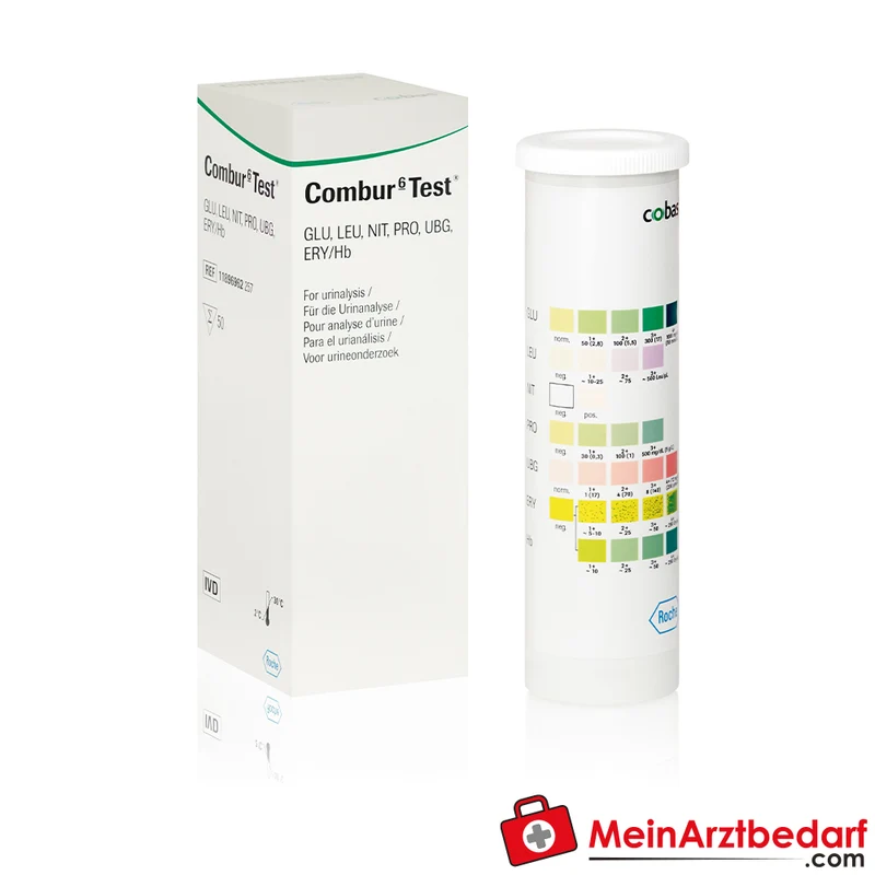 Combur 6 Test, 50 Urinteststreifen