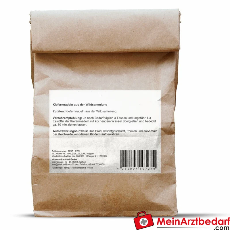 Kiefernnadeln (Wildsammlung), ganz, Tee 150 g