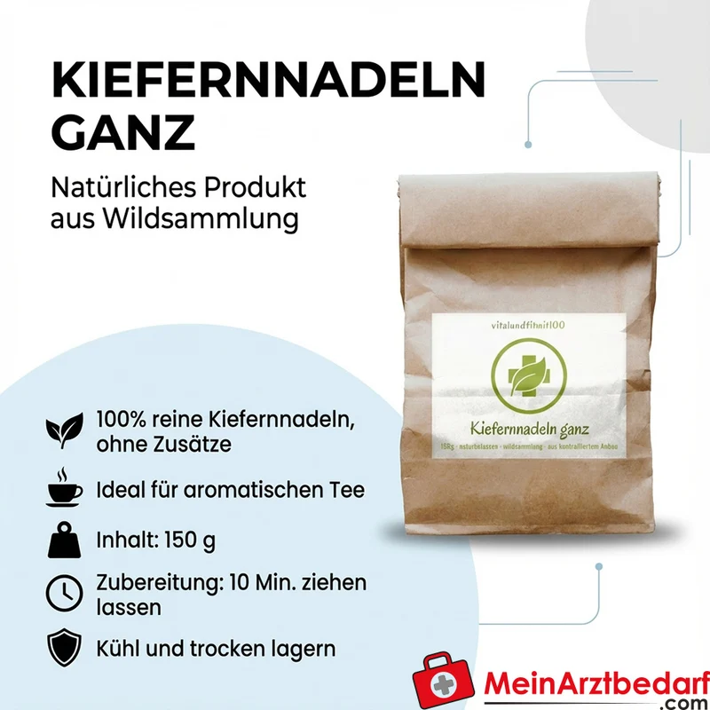 Kiefernnadeln (Wildsammlung), ganz, Tee 150 g