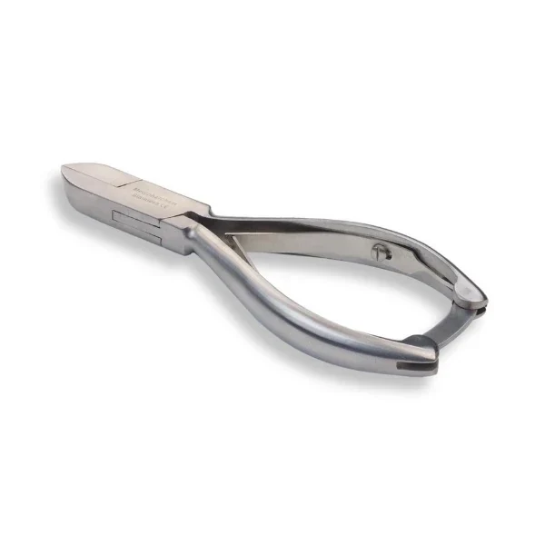 Pedicure nageltang met rechte bek en glad handvat - 14 cm