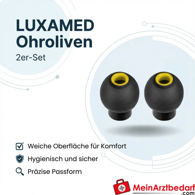 LUXAMED SOFTBUDS Ohrstöpsel, Set Größe S / M / L (3 Paar)