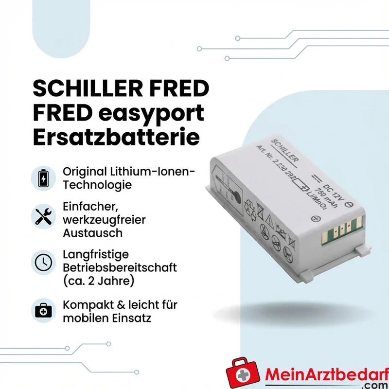 SCHILLER FRED easyport Lithium-Ionen-Batterie