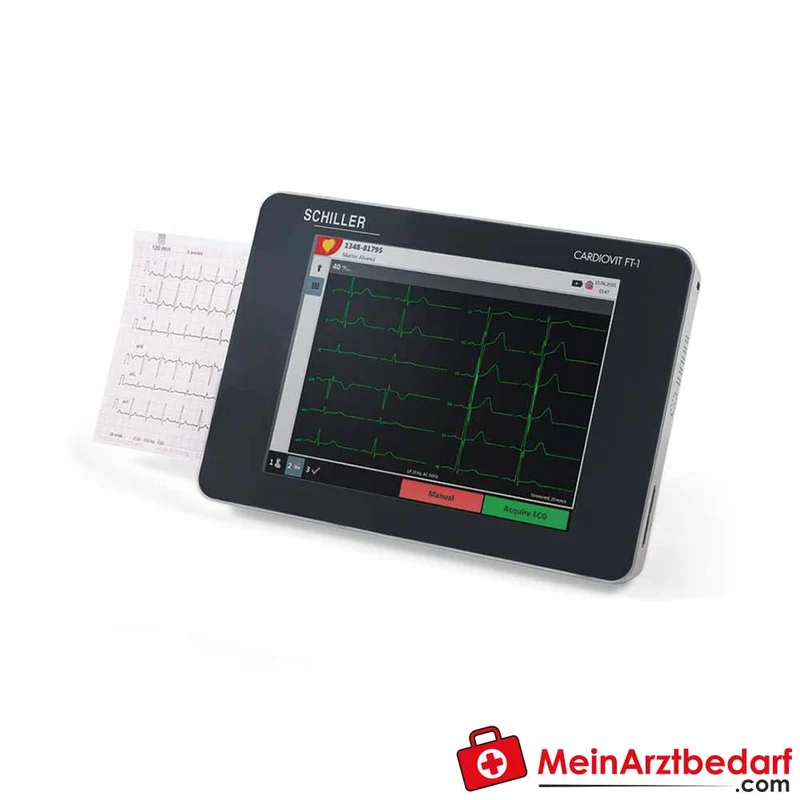 SCHILLER CARDIOVIT FT-1 Elektrokardiograph 12-Kanal 8" Multi-Touch portabel