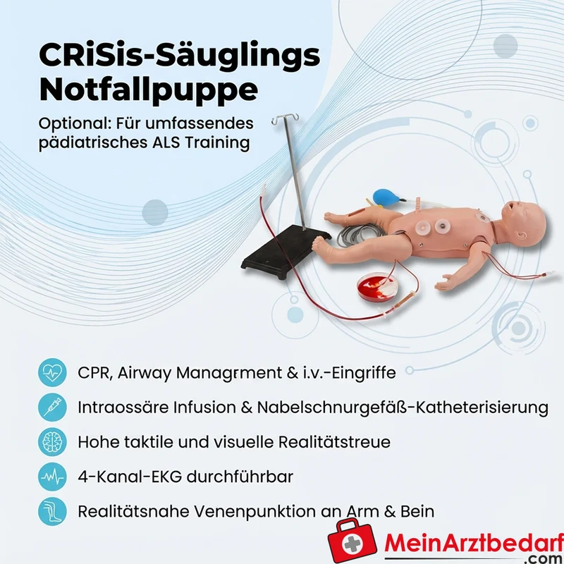 Erler-Zimmer CRiSis-Säuglings Notfallpuppe