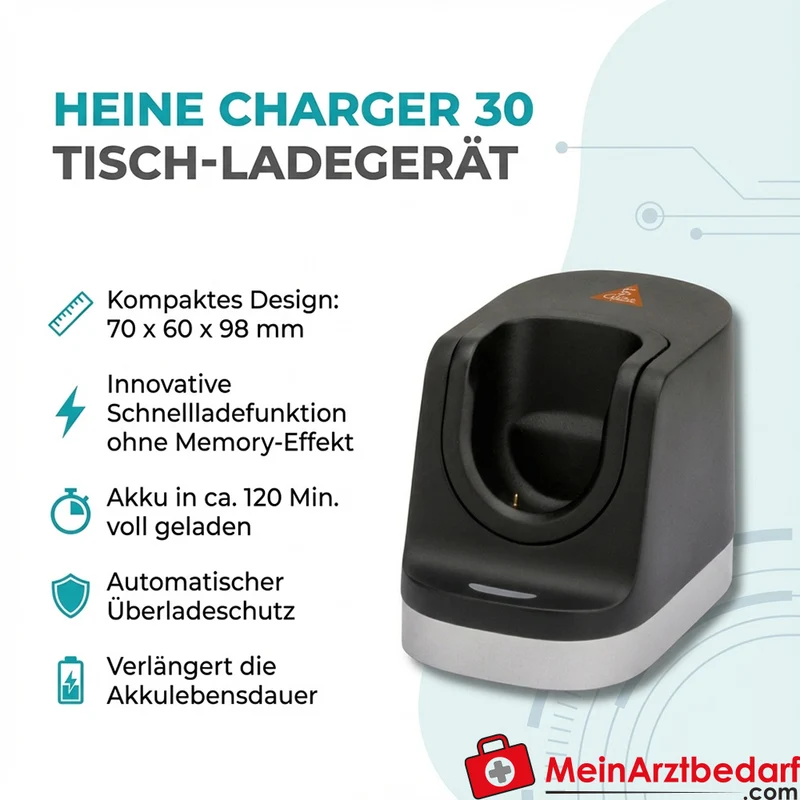 HEINE Charger 30, Tischladegerät für DELTA 30/30 PRO