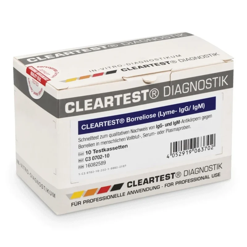 Cleartest® Borreliose, ziekte van Lyme 10 testen