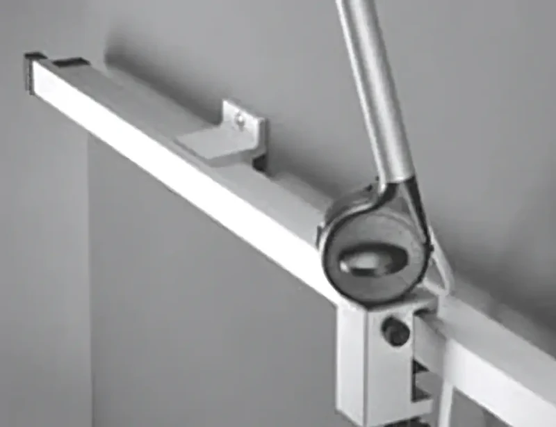 Derungs standaard wand rail systeem 25 x 10 mm, lengte 1 meter
