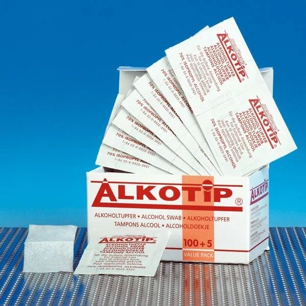 Alcohol deppers Alkotip® - 100 stuks