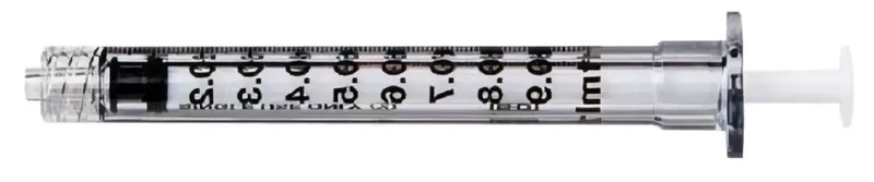Spuit BD Plastipak Luer-lock precisiespuit 1ml - 100 stuks