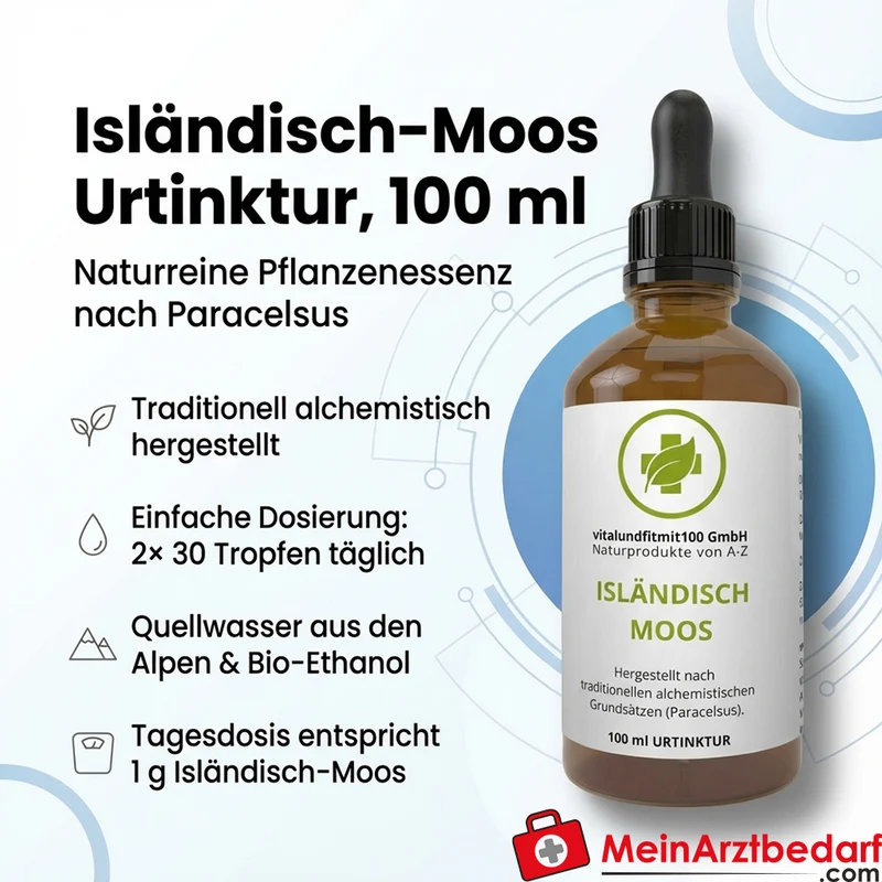 Isländisch-Moos Urtinktur 25 g/100 ml Tinktur 100 ml