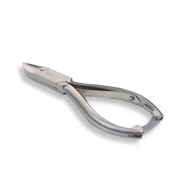 Pedicure nageltang met rechte bek en glad handvat - 14 cm