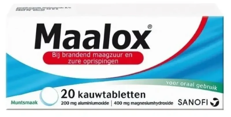 Maalox 20 kauwtabletten