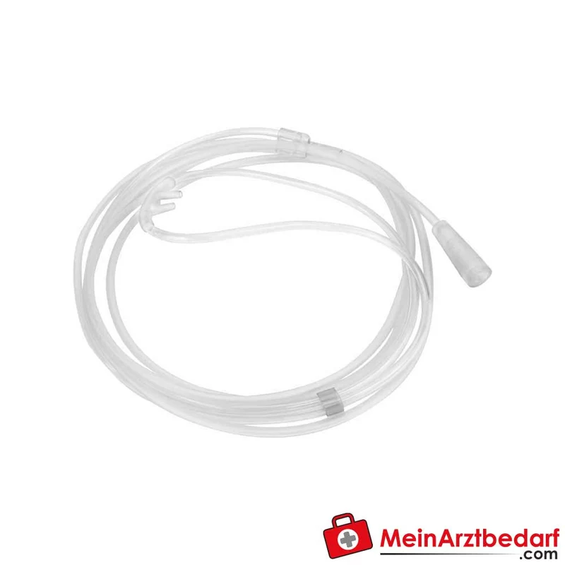 Salter Labs Sauerstoff-Nasenbrille PVC transparent mit knicksicherem O2-Schlauch