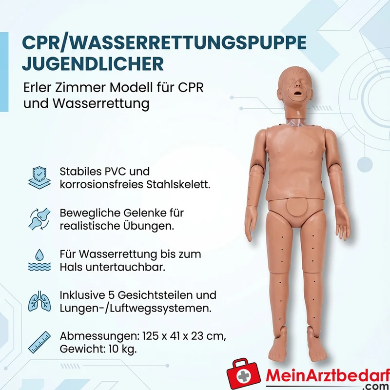 Erler-Zimmer CPR/Wasserrettungspuppe Jugendlicher