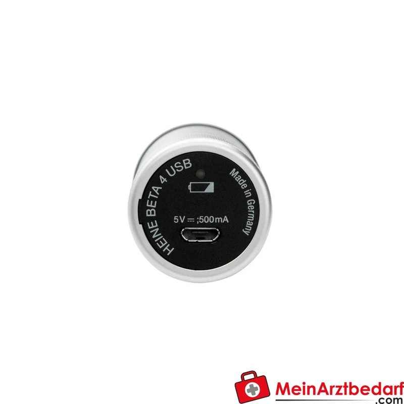 HEINE BETA 200 LED F.O. Otoskop mit Ladegriff, USB Kabel und Steckernetzteil