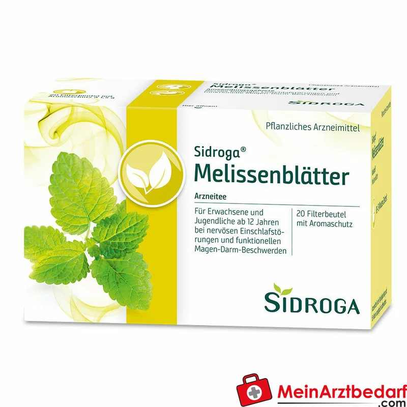 Sidroga Melissenblättertee 1500 mg Filterbeutel 20 Stück