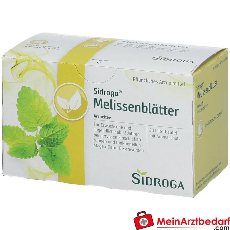 Sidroga Melissenblättertee 1500 mg Filterbeutel 20 Stück
