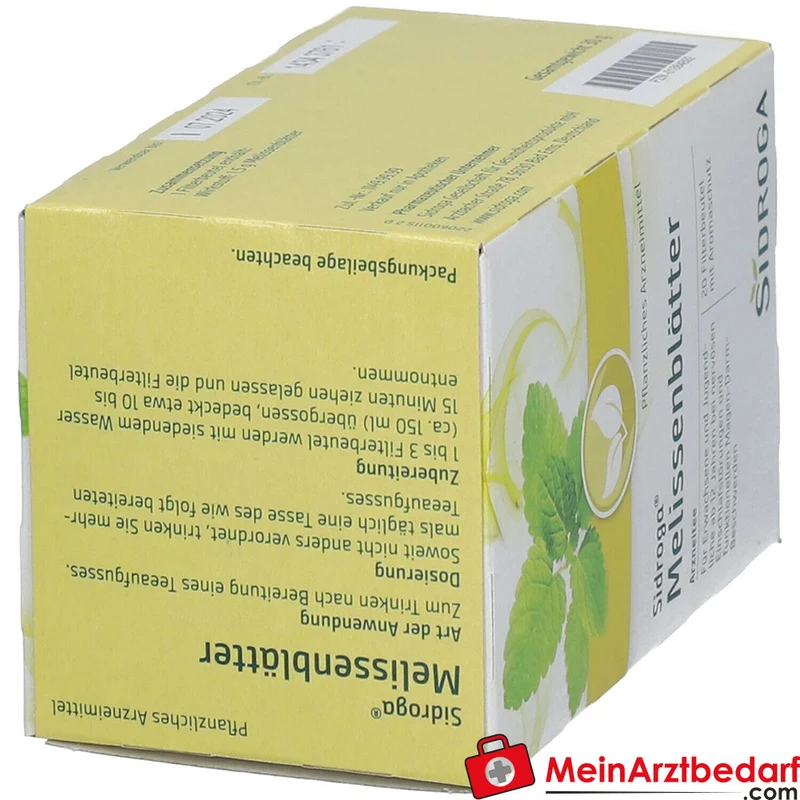 Sidroga Melissenblättertee 1500 mg Filterbeutel 20 Stück