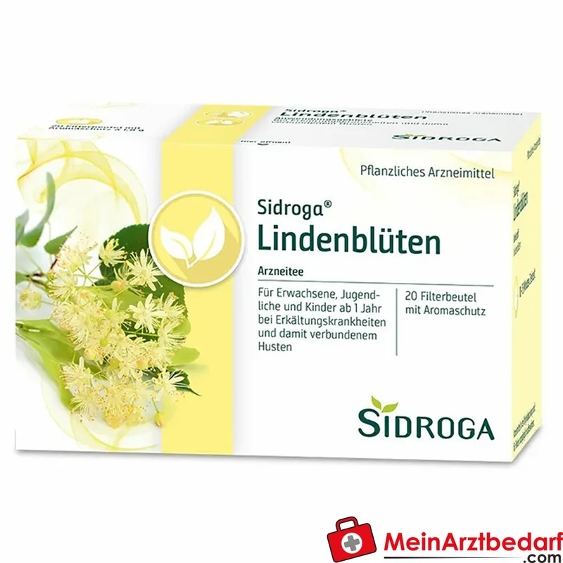 Sidroga Lindenblütentee Tiliae flores 1,8 g Filterbeutel 20 Stück