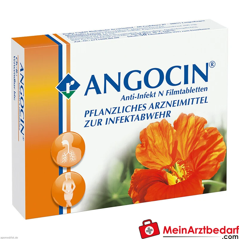 ANGOCIN Anti-Infekt N Meerrettichwurzel 80 mg / Kapuzinerkressekraut 200 mg Tabletten 20 Stück